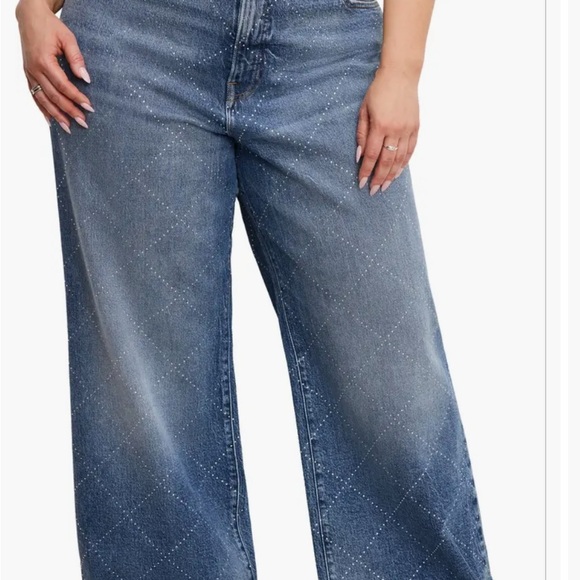 Good American High Rise Blue Jeans - Picture 3 of 3